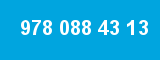 978 088 43 13 978 088 43 13